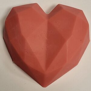 Srdce diamant — růžové