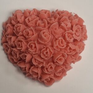 Srdíčko kytičky — růžové